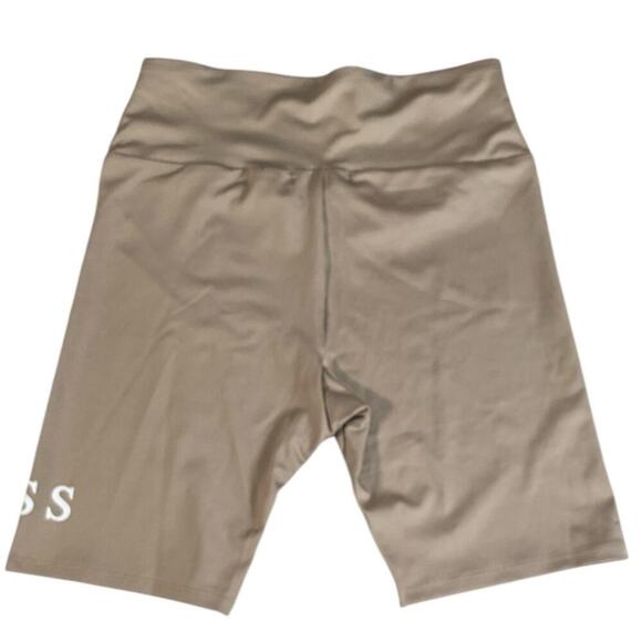 GUESS Biker Shorts M Dark Tan No Show Shorts Thick Band at Waist Thick Material - Picture 5 of 8